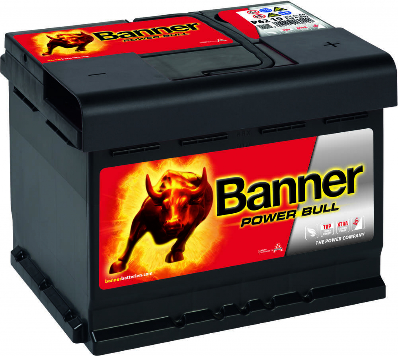 BANNER Power Bull 12V 62Ah 550A (JOBB+)