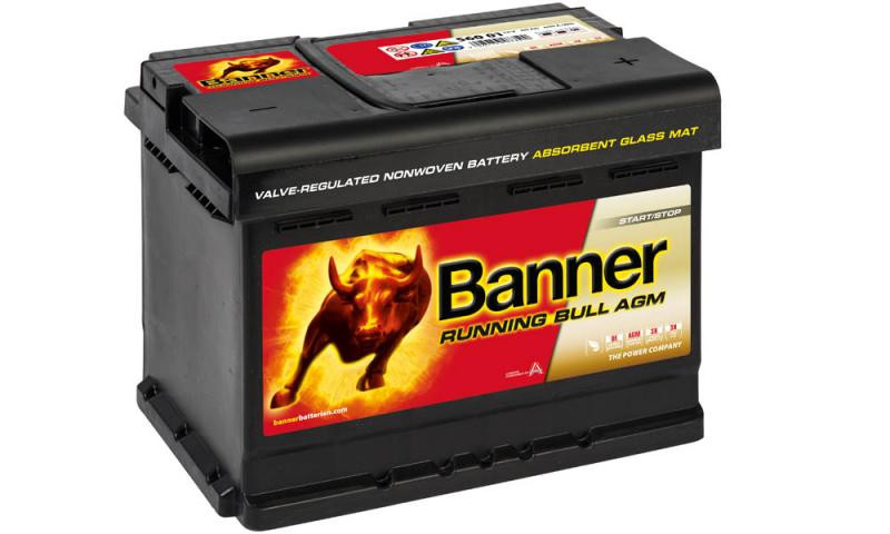 BANNER Running Bull AGM 12V 60Ah 640A (JOBB+)