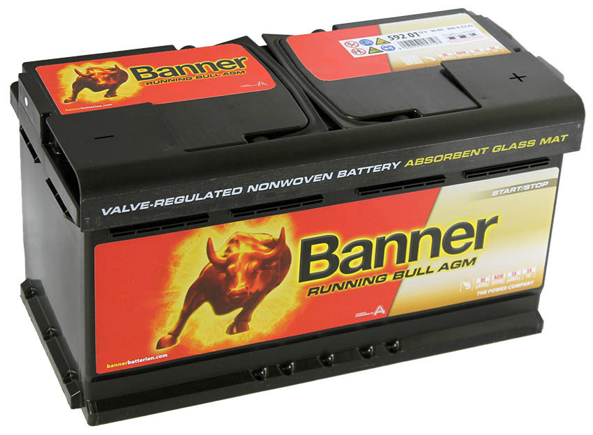 BANNER Running Bull AGM 12V 92Ah 850A (JOBB+)