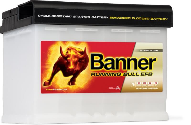 BANNER Running Bull EFB 12V 65Ah 640A (JOBB+)